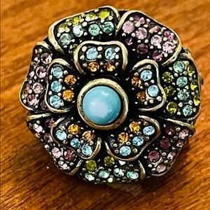 Heidi Days "Passionate Poisey" Vintage Art Deco Ring
